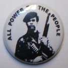 Badge Knappmärke Power to the people Black Panther