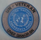 Tygmärke FN UN Veteran Emergency Force