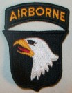 101st Airborne Division Tygmärke + Båge Original färg