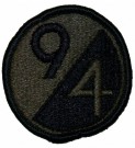 94th Infantry Division Tygmärke subdued