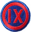 9th IX Corps Tygmärke färg