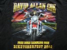 Cavid Allan Coe Free born tour 2002 T-Shirt: XXL