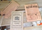 ID kort + Ransoneringsbok + Evakueringslapp WW2 repro