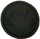 ISAF Combat patch med kardborre Subdued 2011-