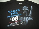 T-Shirt Star Wars Vader for president: XL