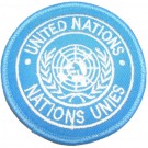 Tygmärke+FN+UN+United+Nations+-+Nations+Unies