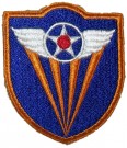 4th+USAAF+tygmärke+färg+WW2+original