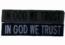Strip In God we trust med kardborre