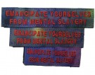 Morale strip Emancipate yourselves from mental slavery