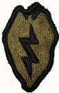 25th Infantry Division Tygmärke Tan Multicam