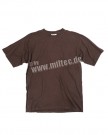 T-Shirt Combat British Brown Cotton