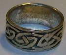 Ring Keltisk Irland Silver: Ca 21mm
