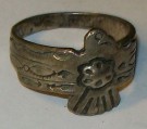 Ring Hopi Indian Silver: Ca 21mm