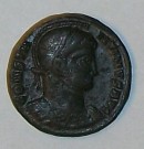 Romerskt mynt Constantine I den Store Original