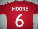 England tröja retro #6 Bobby Moore West Ham: S