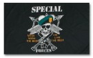 Flagga Special Forces Mess with the best.. 150x90cm