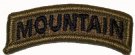 Mountain Båge Tygmärke Tan Multicam