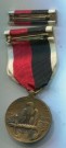 WW2 Occupation Medalj + Släp US Navy Original