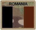 Rumänien MultiCam flagga