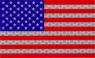 US Flagga Infrared IR färg Rättvänd Kardborre