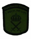 Tygmärke Rapid Reaction Battalion Sverige
