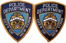 New+York+Police+Department+NYPD+2x+Tygmärken