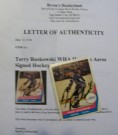 Philadelphia Flyers Terry Ruskowski Autograf