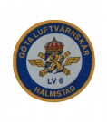 Förbandstecken LV 6 Göta Luftvärnskår Halmstad