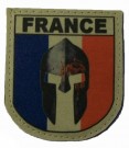 Flagga France Spartan Crusade Färg med Kardborre