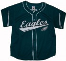 Philadelphia Eagles #5 McNabb NFL Baseball skjorta: L