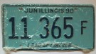 Illinois Nummerplåtar USA Vintage Blue: 1 par
