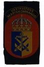 Tygmärke Västkustens Marinkommando Flottan Marinen Örlog Sverige