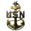 Hattmärke US Navy Officer original