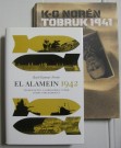 El Alamein 1942 + Tobruk 1941 WW2 Bok Böcker