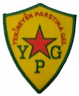 Tygmärke Patch YPG Kurdistan