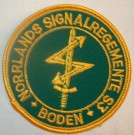 Förbandstecken Norrlands Signalregemente Boden