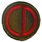 85th Infantry Division Tygmärke färg Original