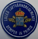Förbandstecken Luleå Luftvärnsregemente