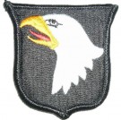 101st Airborne Division Tygmärke färg