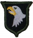 101st Airborne Division White Tongue OD eye