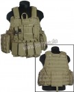 Stridsväst 11 fickor Molle Tactical Quick Release Army Oliv