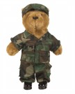 Nallebjörn Teddy Special Forces US Army Woodland Camo