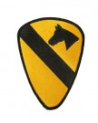 1st Cavalry Division Tygmärke färg