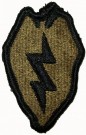 25th Infantry Division Tygmärke Tan Multicam