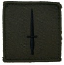 3 Commando Brigade Tygmärke med kardborre MTP