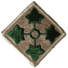 4th Infantry Division Tygmärke färg
