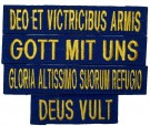 Moral-strip Gustav II Adolf Valspråk Motto Sverige