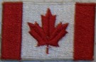 Flagga Ärmmärke Canada Vintage Färg