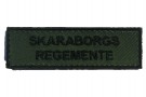 Förbandstecken Skaraborgs Regemente Kardborre