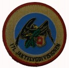 Flygvapnet Division Röd Quintus F17 Tygmärke Kardborre